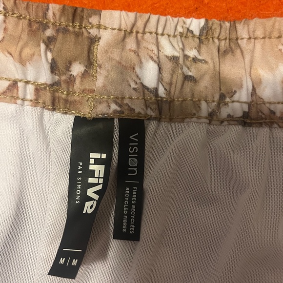 Green and brown camo foliage recycled fiber stretch swim trunk NWT - Picture 5 of 10